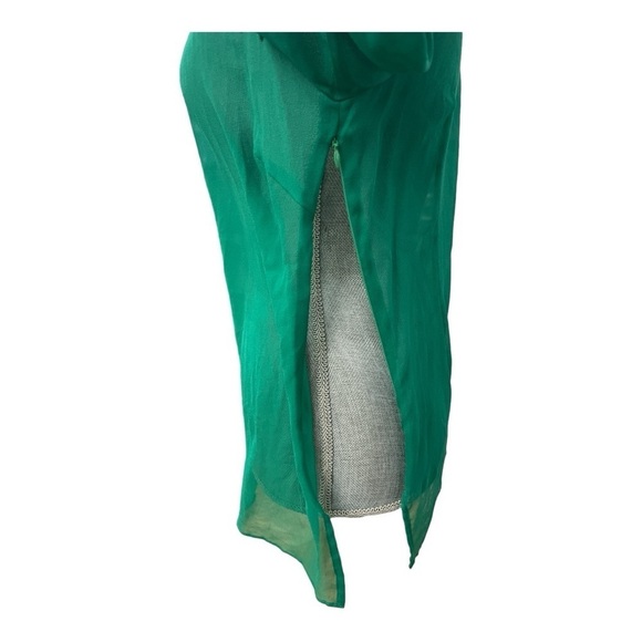 Z.b.d design Green blouse with bead and sequin emblishments size 10 - Picture 7 of 10